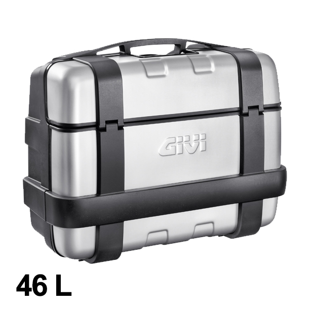 Trekker 46 Liter MONOKEY Koffer mit Alu Cover Silber Givi