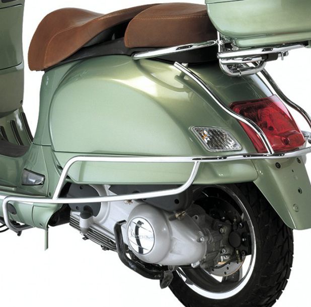 Sturzbügel hinten chrom für Vespa GTS