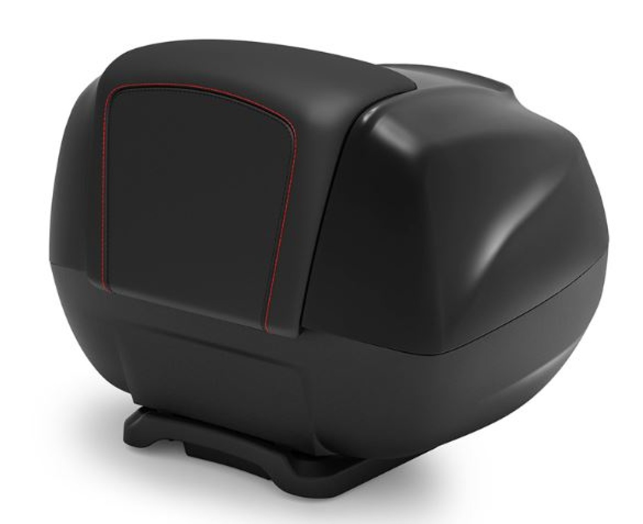 Top Case 37L mit Rückenlehne für Piaggio MP3 HPE RST 400 Sport (2022) - schwarz matt 93/B