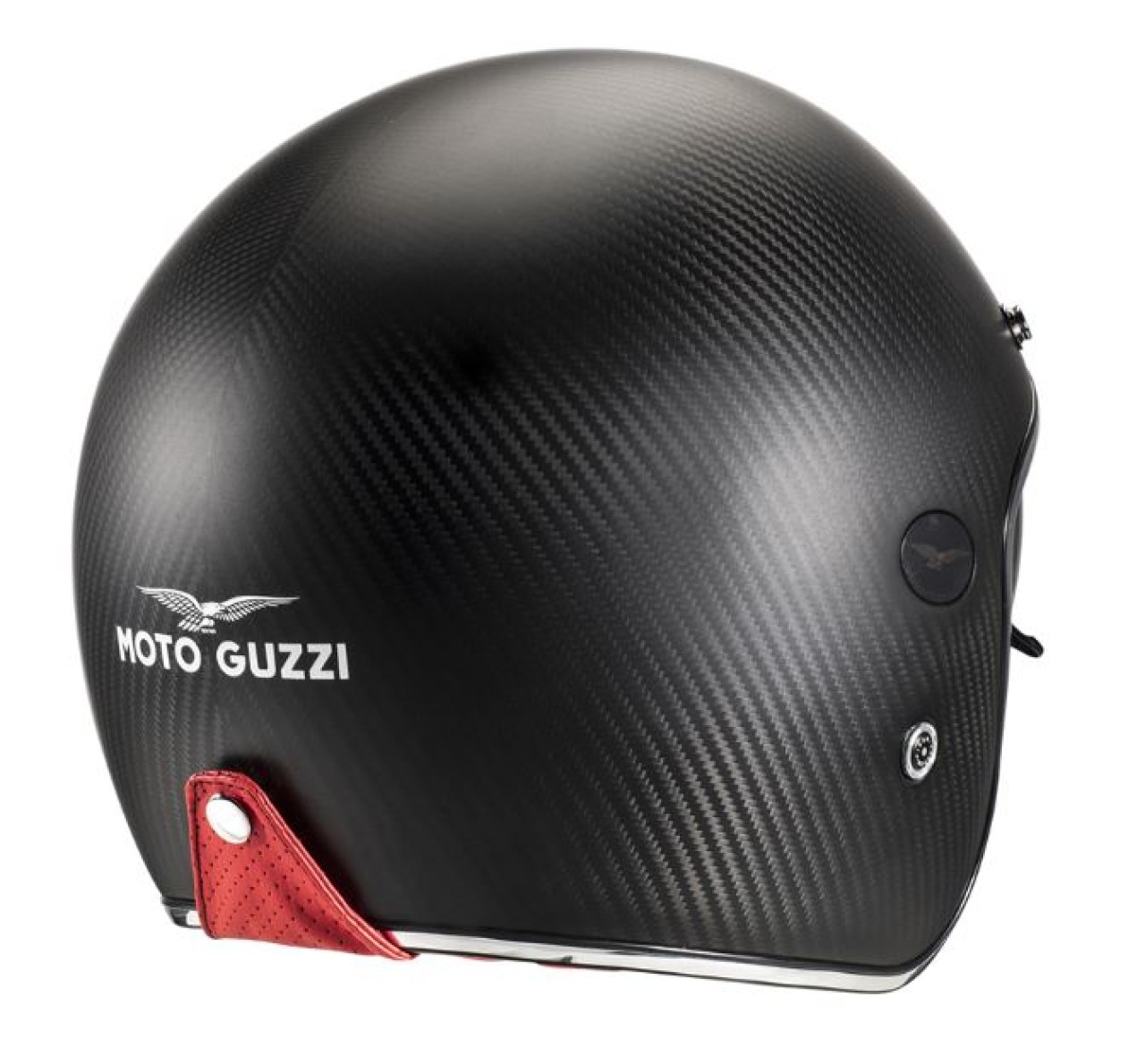 Moto Guzzi Jethelm Carbon schwarz / rot