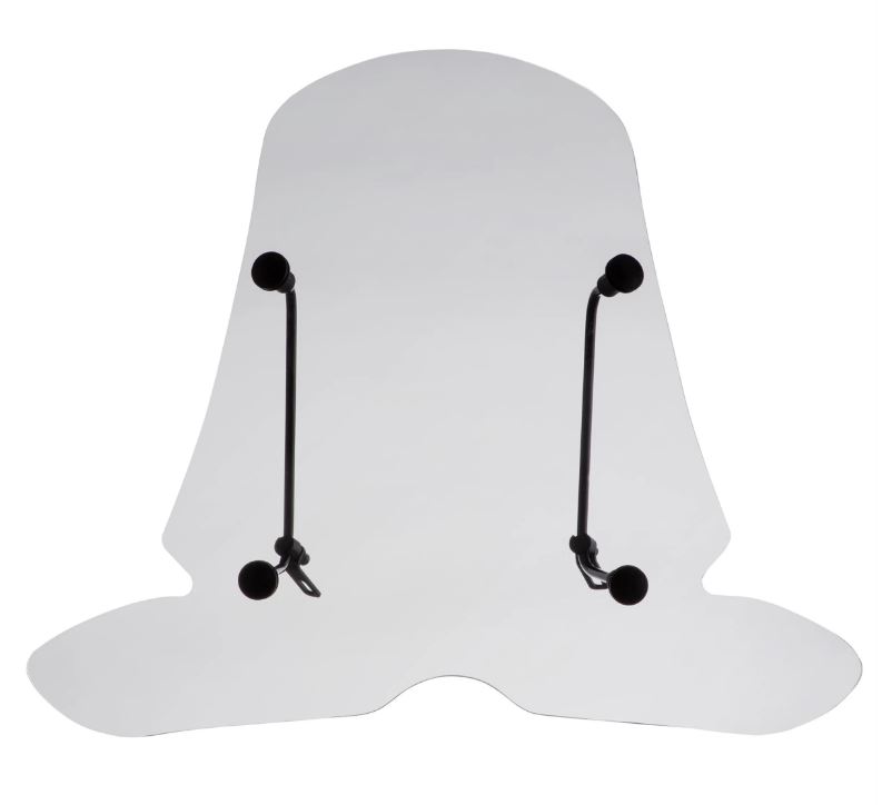 Windschild ERMAX Grandissimo H 650 mm für Vespa GTV /​GT 60 (-`22), klar