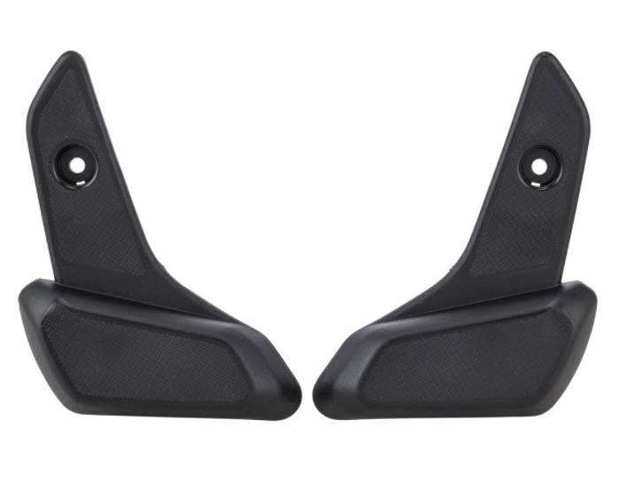 Fußrasten schwarz links/rechts für Vespa Primavera/​Sprint 50-150ccm, Kunststoff