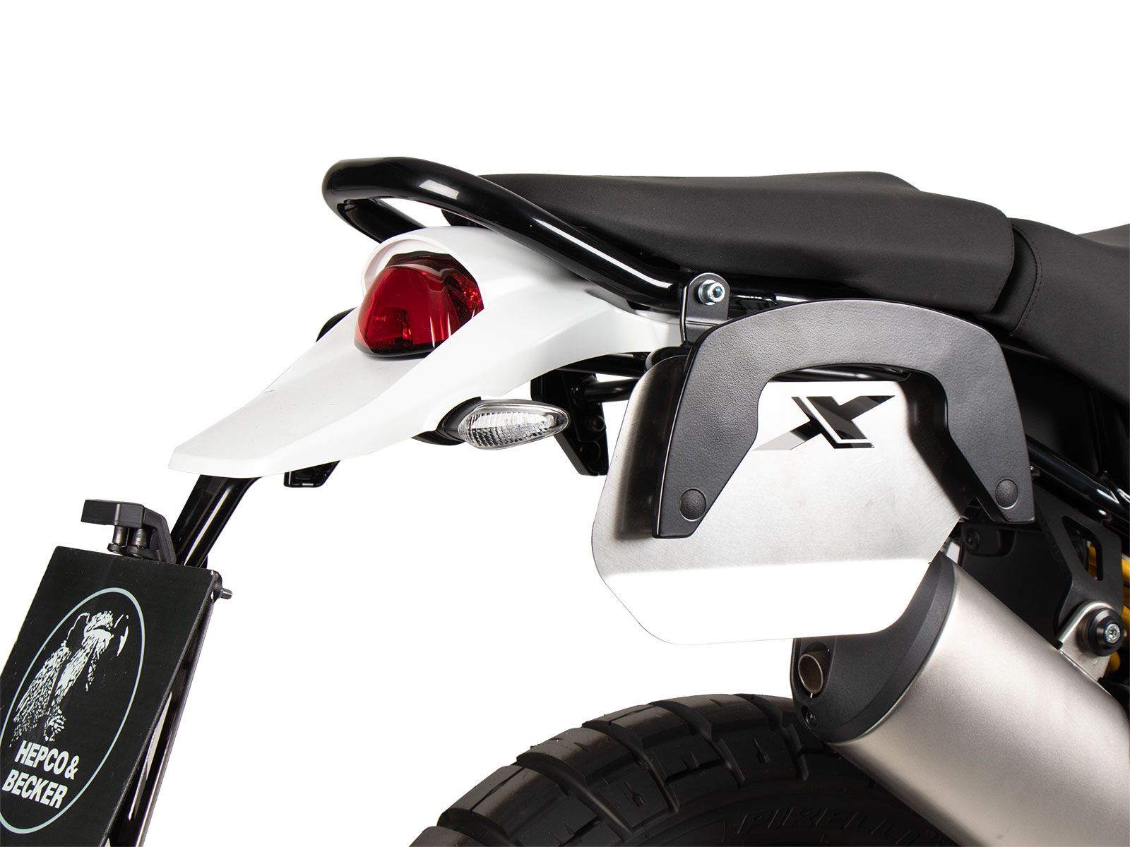 C-Bow Seitenträger schwarz für Ducati DesertX Rally (24-) Hepco & Becker