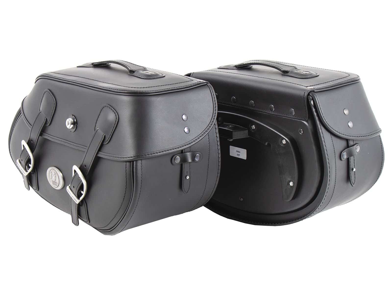 Satteltaschensatz Buffalo Big schwarz für C-Bow Träger Hepco & Becker