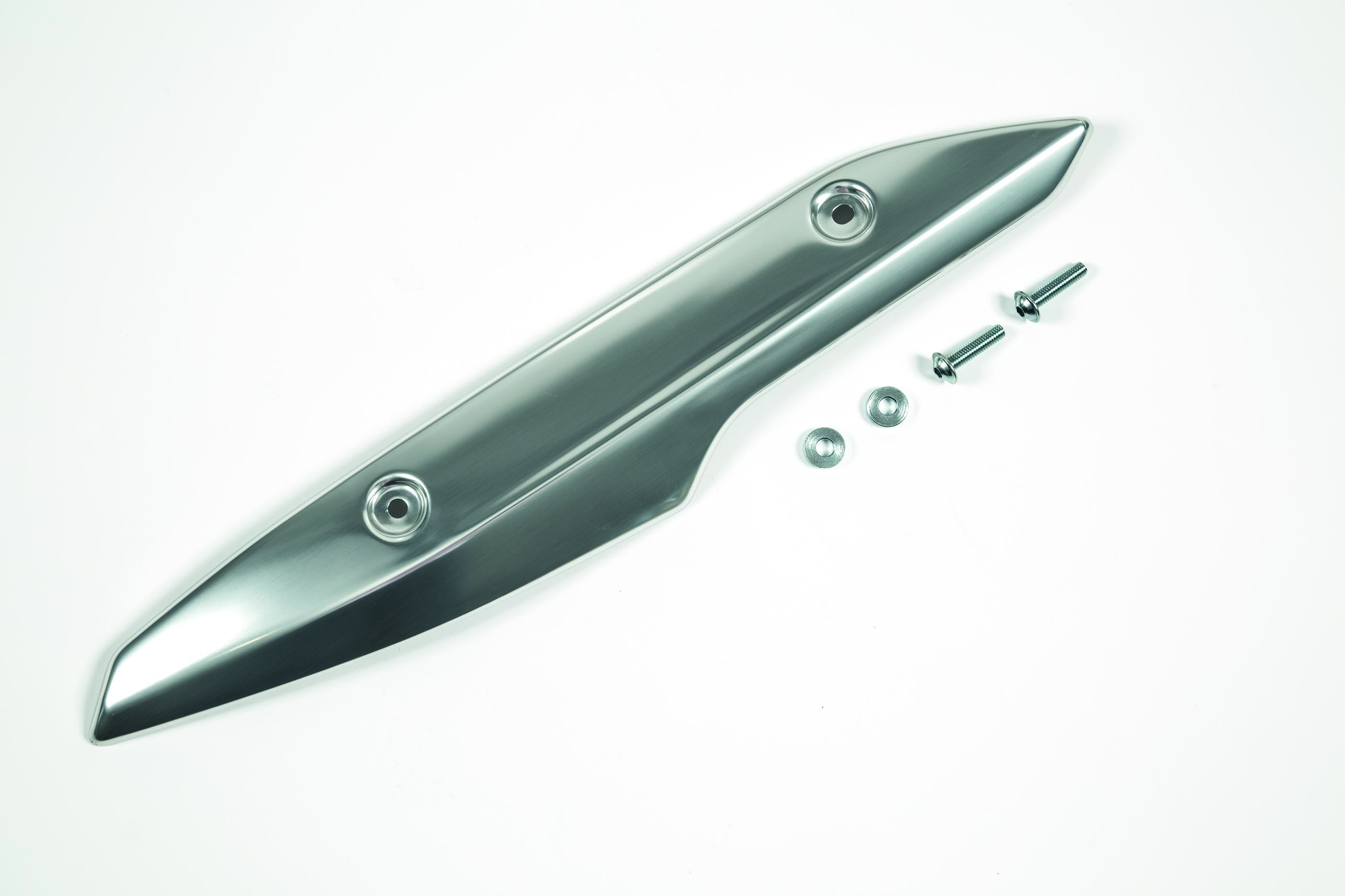 Original Honda PCX Auspuffblende, Silber