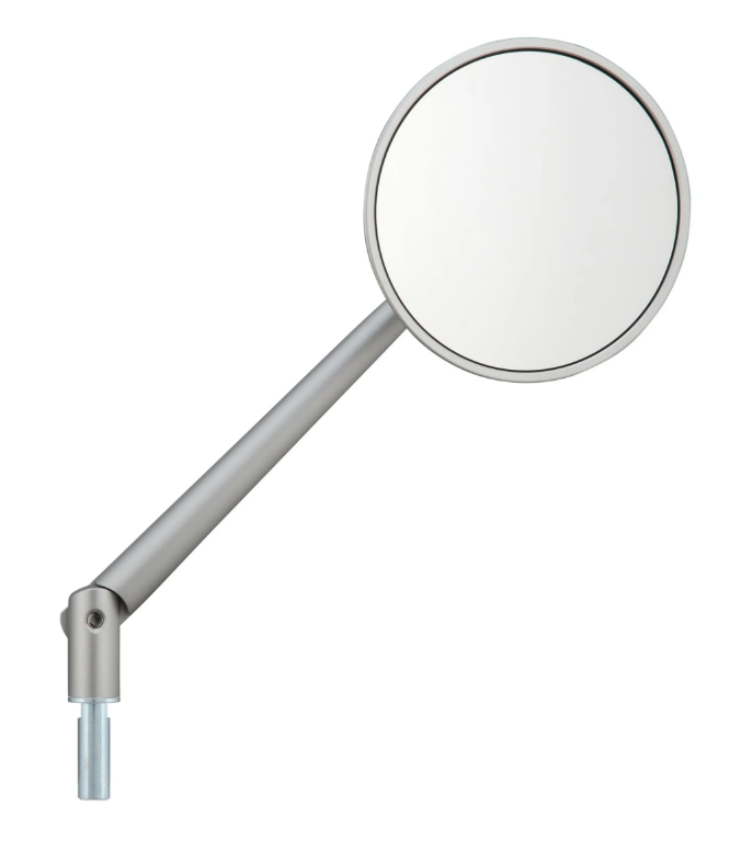 Standard Spiegel für Vespa, Rechtsgewinde, silber matt