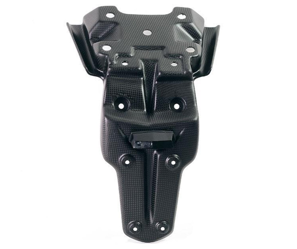 Kurzer Kennzeichenhalter aus Carbon für Yamaha Ténéré 700 (19-24)