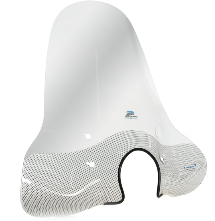 Windschild CUPPINI hoch für Vespa LX 50-150ccm, klar