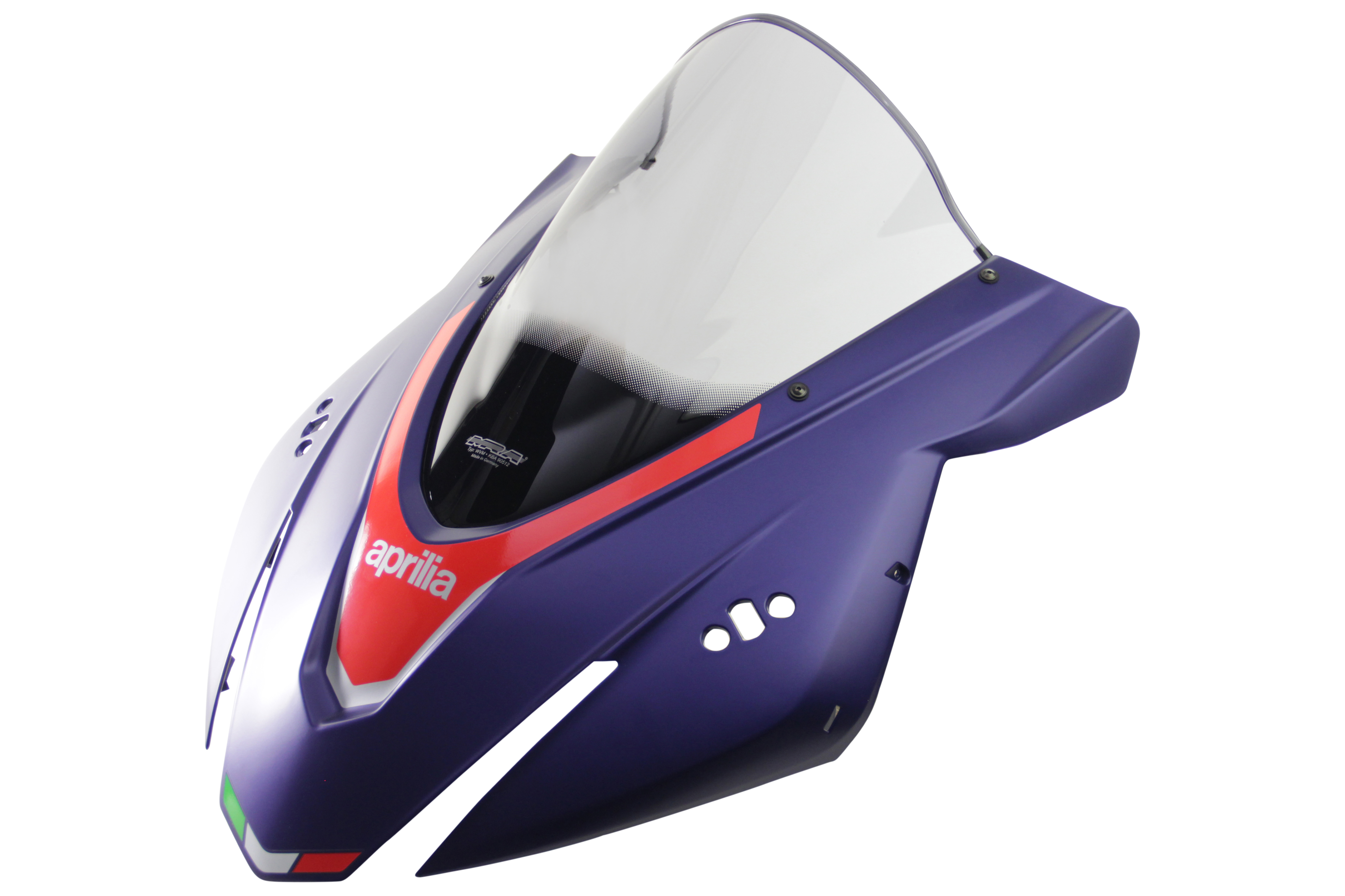 MRA Racingscheibe "R" - rauchgrau - Aprilia RSV 4 1100 Factory 2021-