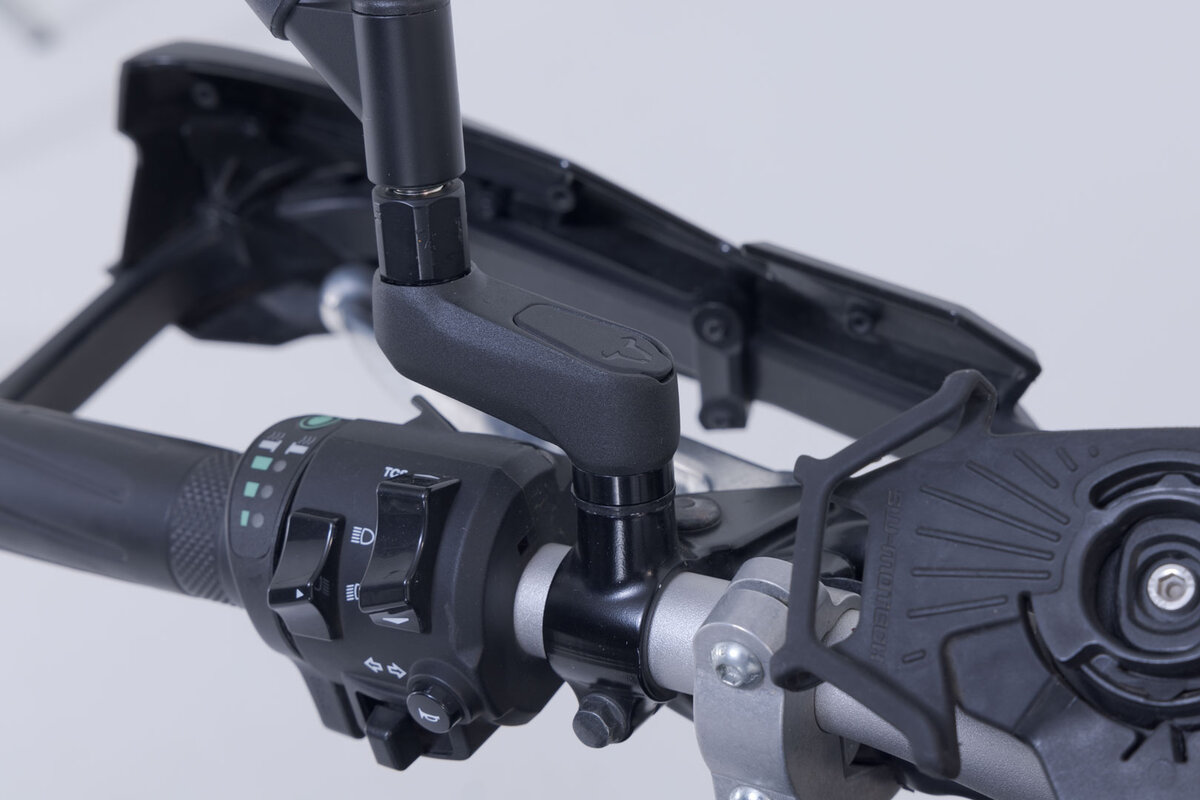 SW-Motech Spiegelverlängerung schwarz, max. Verlegung 40 mm, für BMW G 310 GS /R