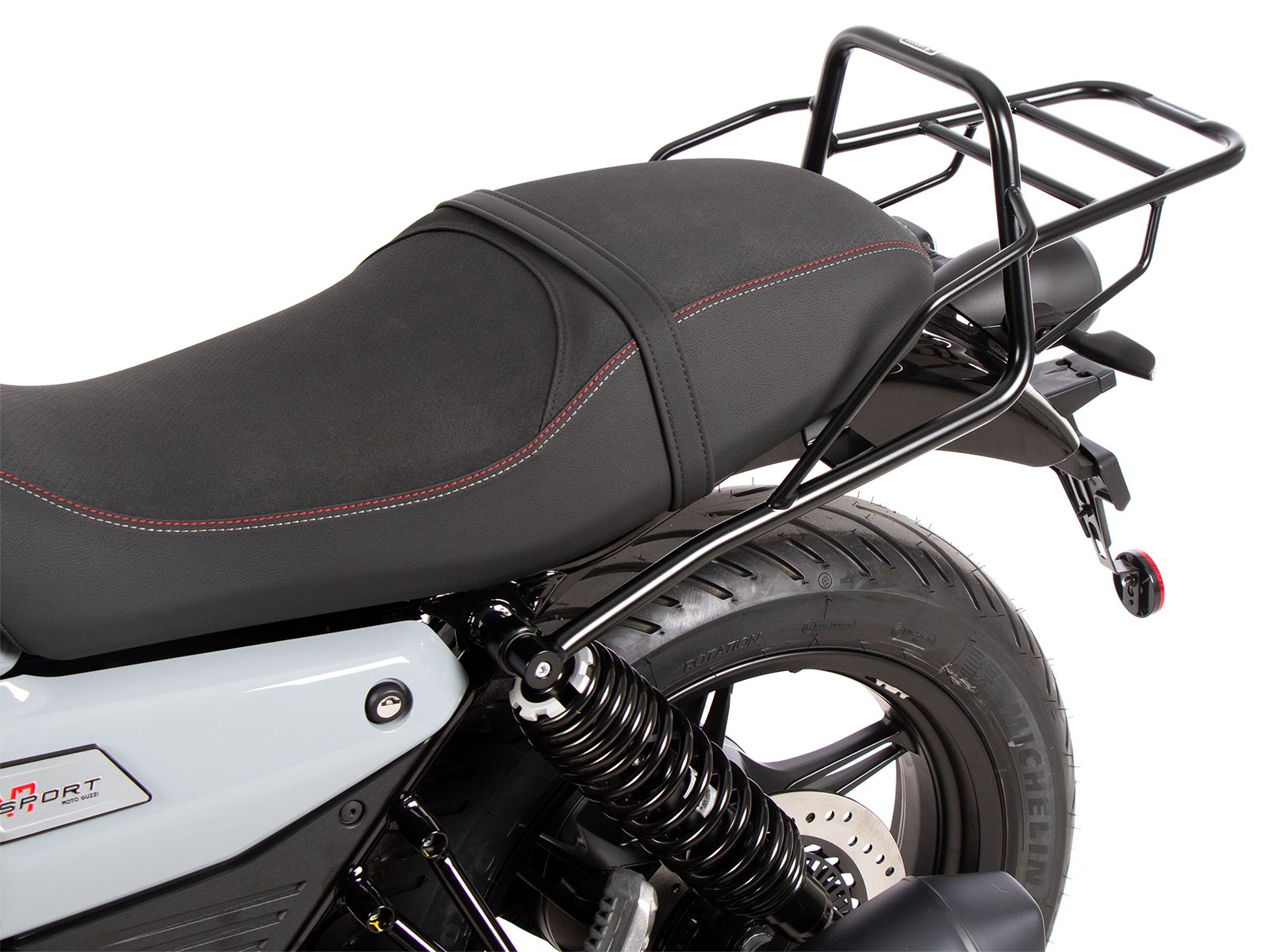 Rohrgepäckbrücke Topcase-Träger schwarz für Moto Guzzi V7 850 Sport (25-) Hepco & Becker