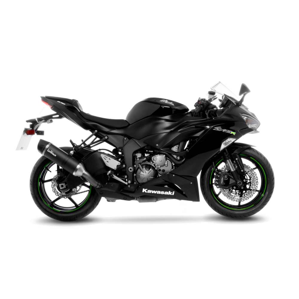 LeoVince Auspuffanlage LV One Evo für Kawasaki ZX-6 R 636, Carbon, slip on, E-Gutachten