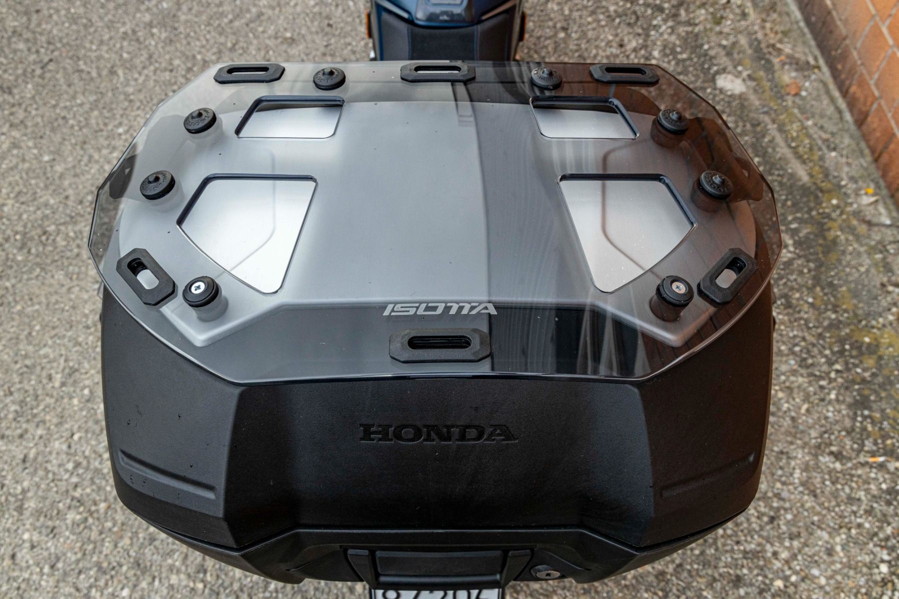 Gepäckträger für Topcase Honda XL 750 Transalp /NT 1100 /ADV 750 /NC 750 X, PMMA, leicht getönt