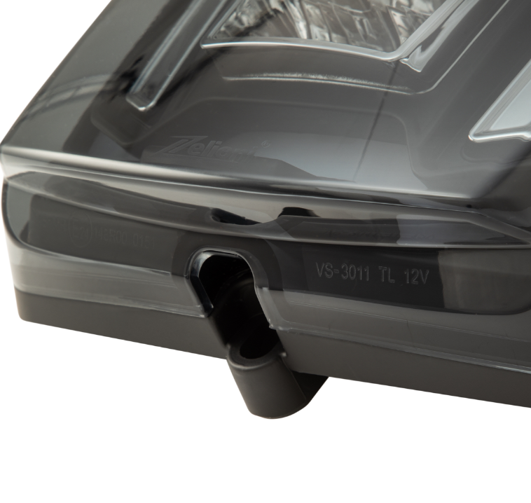 Rücklicht ZELIONI für Vespa GTS/​GTS Super 125-300ccm HPE, schwarz matt, getönt