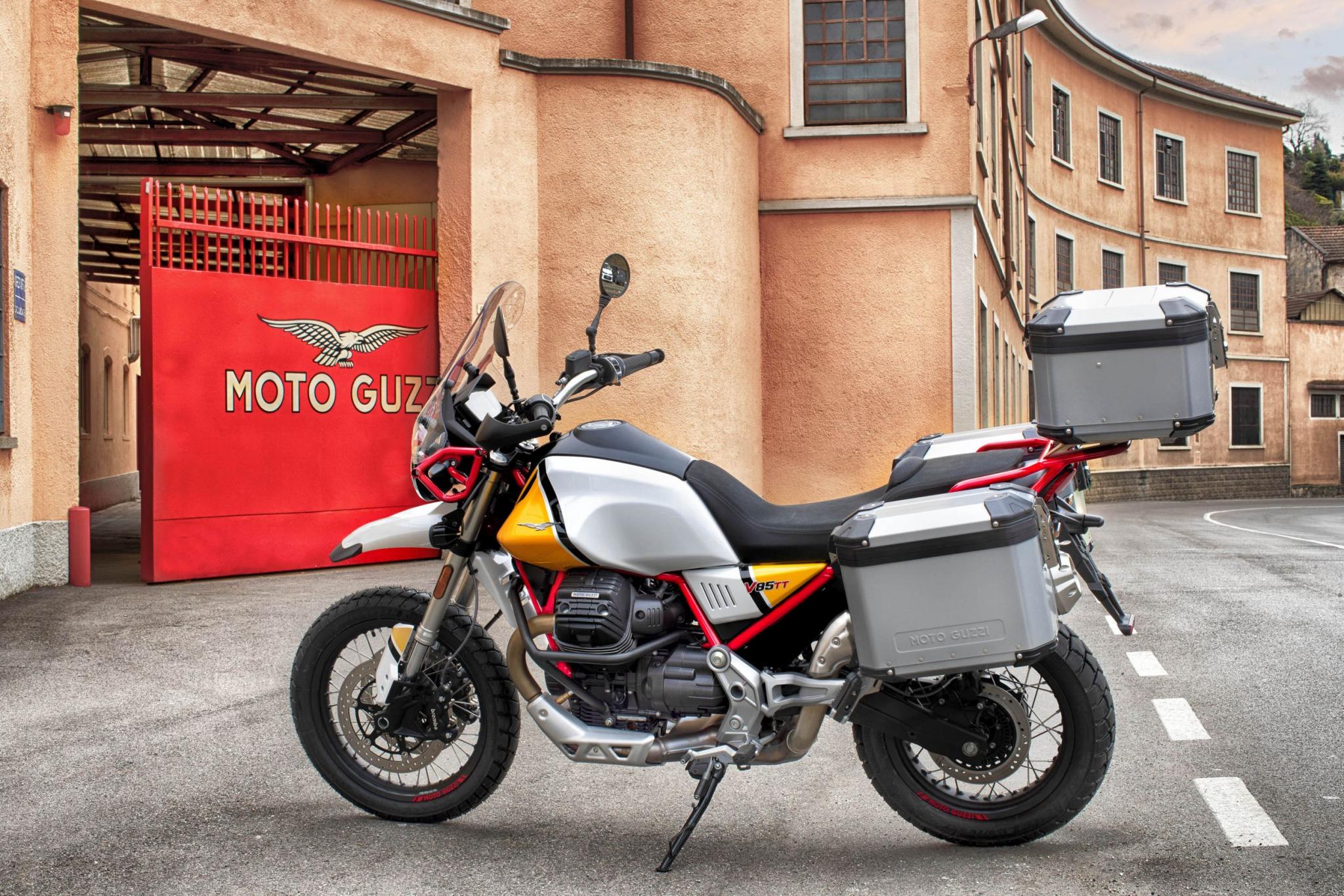 Original Aluminium Topcase Moto Guzzi V85 TT