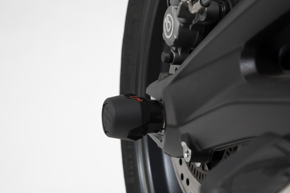 SW-Motech Sturzpad-Kit für Hinterachse schwarz für Yamaha MT-09 /Tracer, Tracer 900, XSR 900