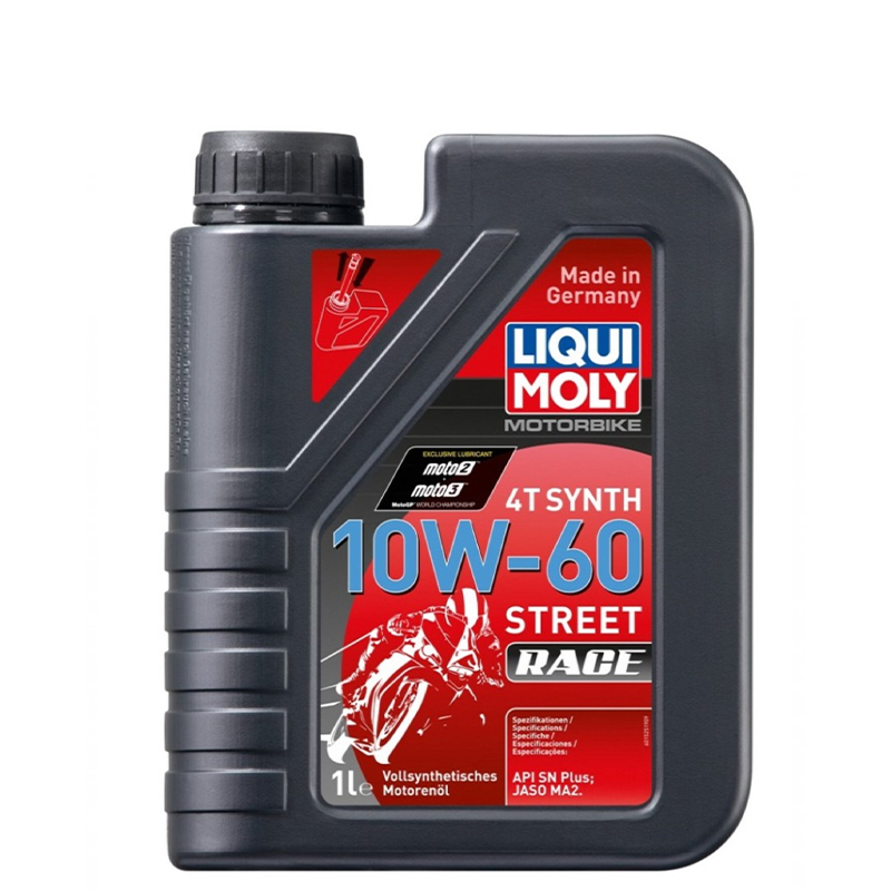 Liqui Moly Motoröl 4-Takt, 1 l, SAE 10W-60, Street Race, vollsynthetisch