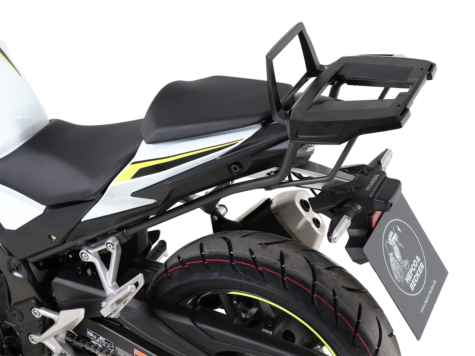 Alurack Topcase-Träger anthrazit für Honda CBR 500 R (19-23) Hepco & Becker