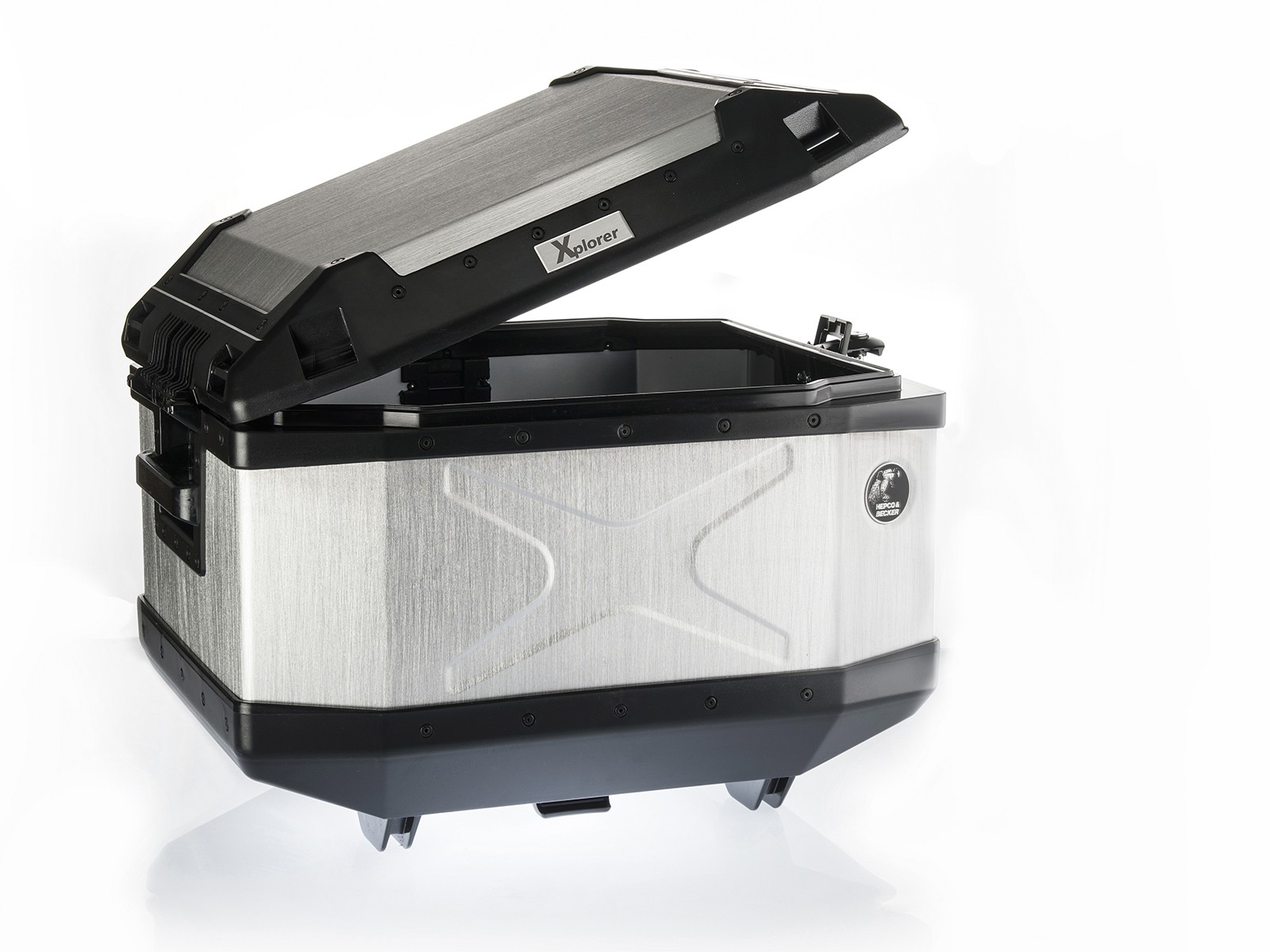 Topcase Alu Xplorer 45 silber Hepco & Becker