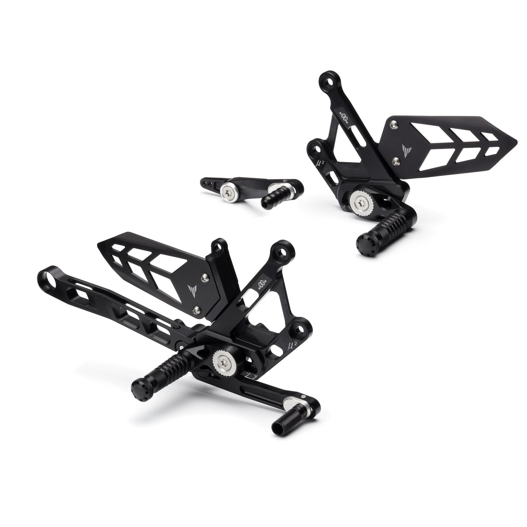 Einstellbare Billet Fußrastenanlagefür MT10 /SP (Bj.16-19) Original Yamaha