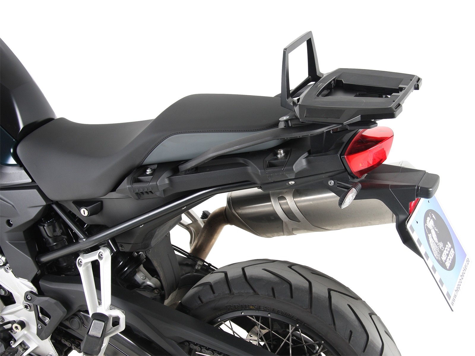 Alurack Topcase-Träger schwarz für BMW F 850 GS Hepco & Becker