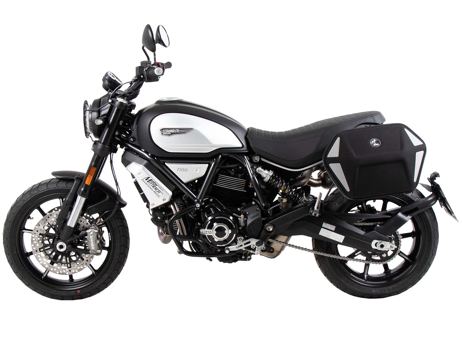C-Bow Seitenträger links für Ducati Scrambler 1100 Dark Pro /Pro /Sport Pro (21-24) Hepco & Becker