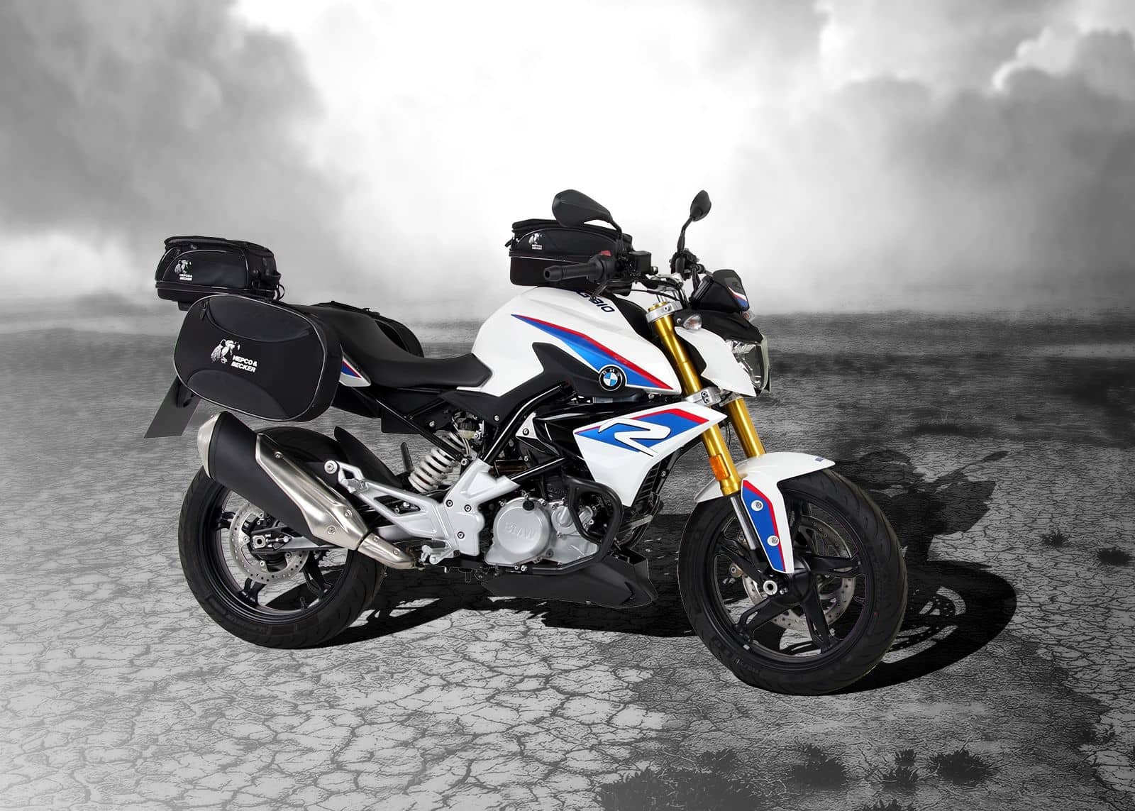 C-Bow Seitenträger schwarz für BMW G 310 R (16-) Hepco & Becker