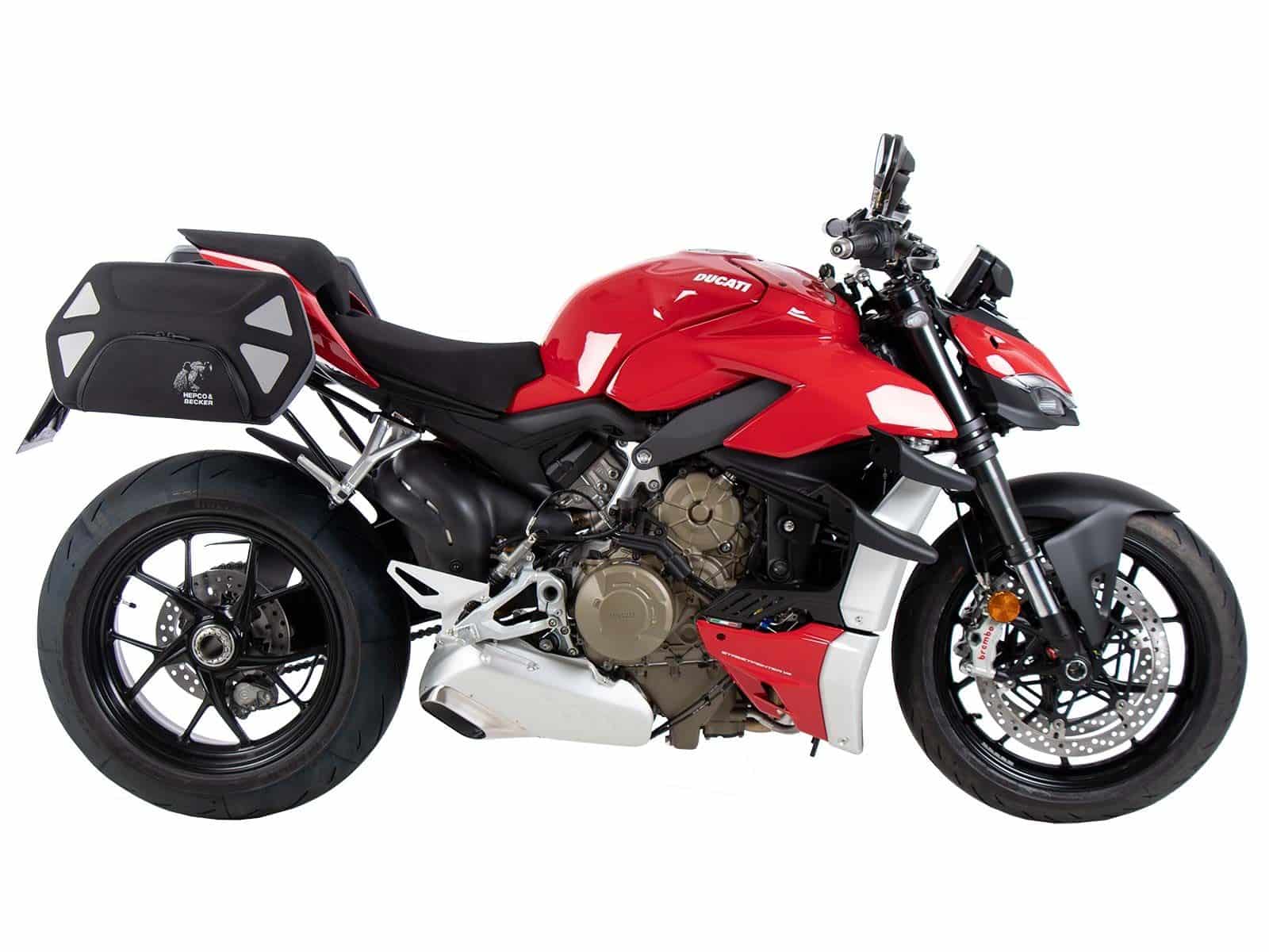 C-Bow Seitenträger schwarz für Ducati Panigale V4 /S /R (18-24) Hepco & Becker