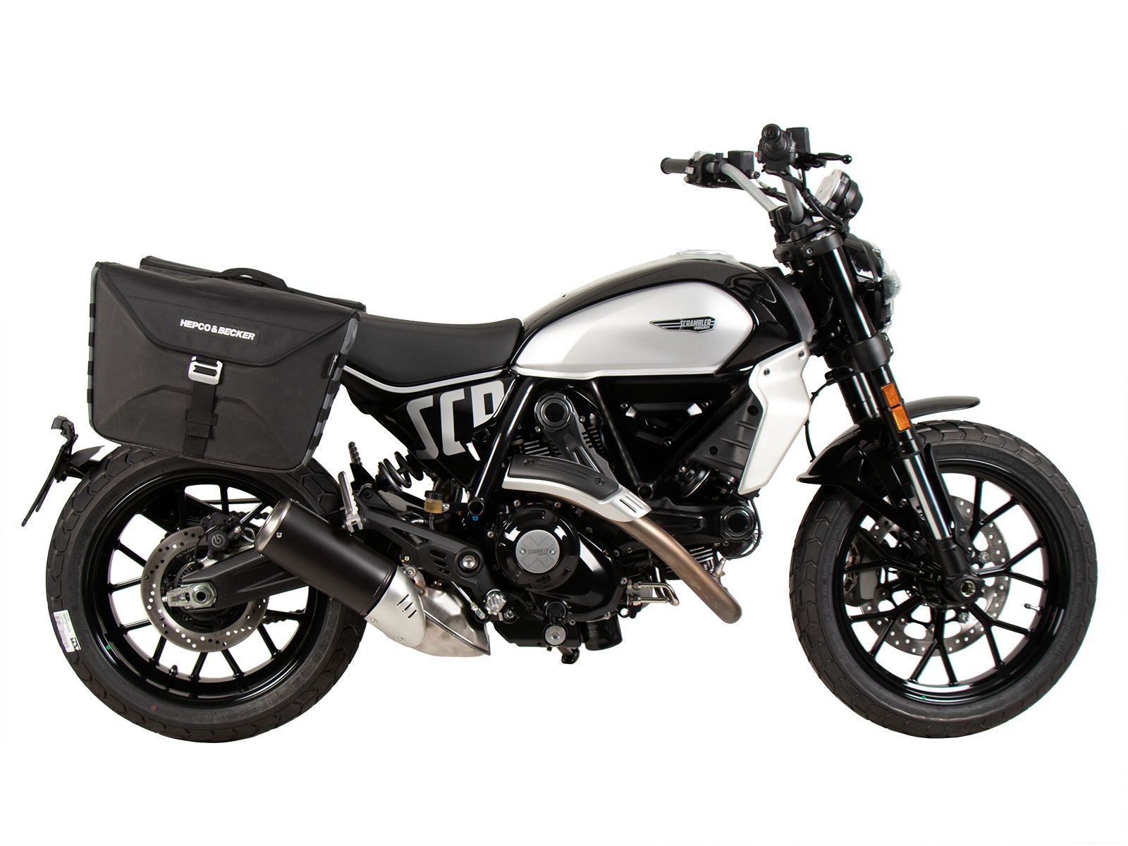 C-Bow Seitenträger schwarz für Ducati Scrambler 800 Icon (23-) Hepco & Becker