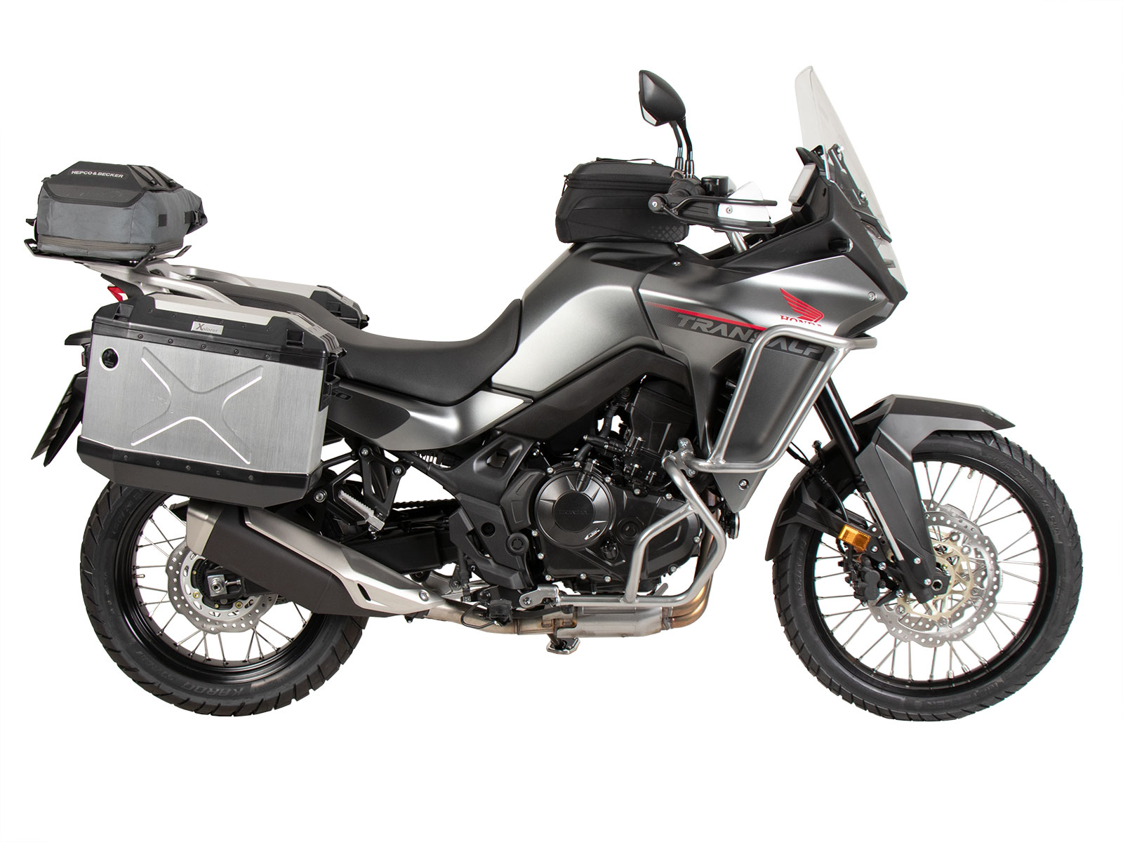 Seitenkofferträger festverschraubt schwarz für Honda XL 750 Transalp (25- ) Hepco & Becker