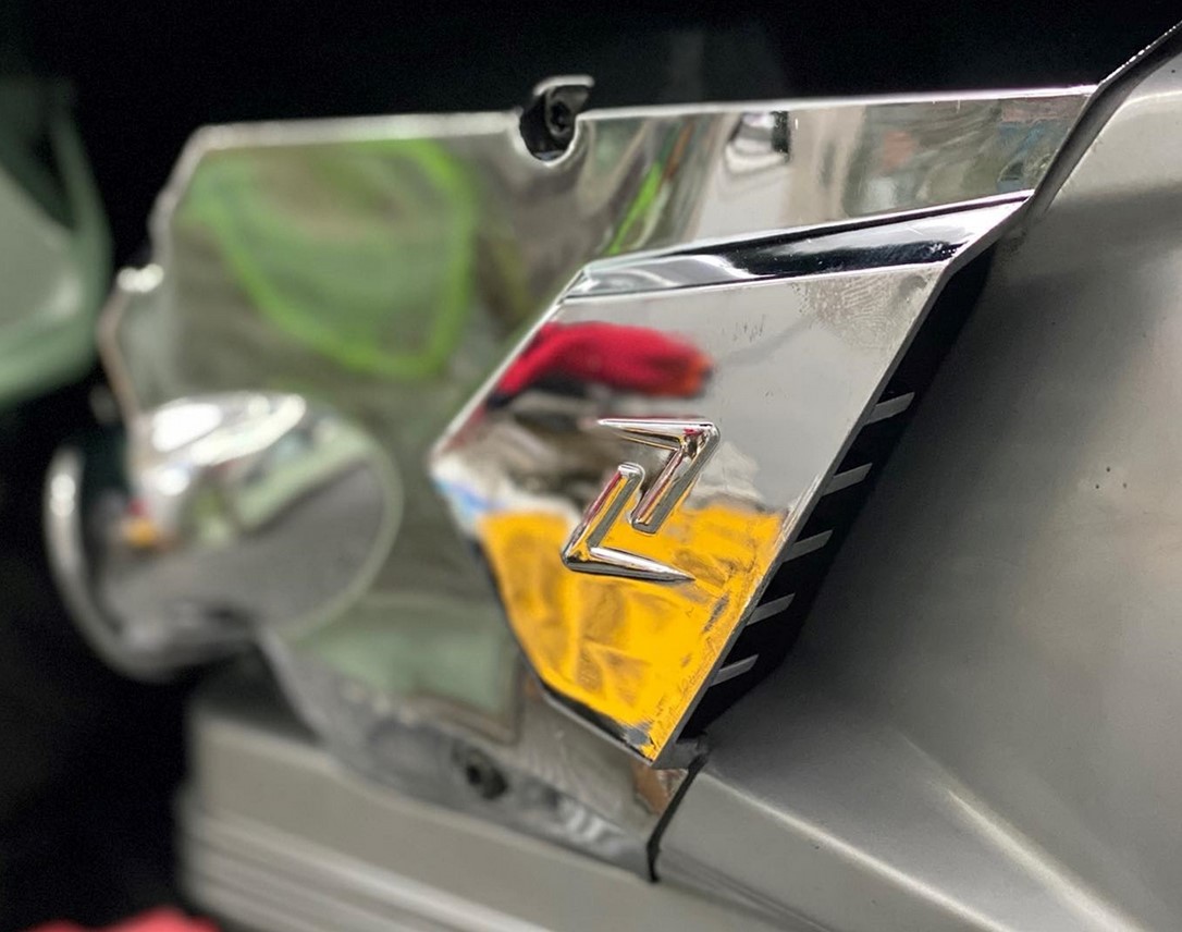 Abdeckung  Lufteinlass, Variodeckel für Vespa Primavera/​Sprint/​GTS/​GTS Super, chrom