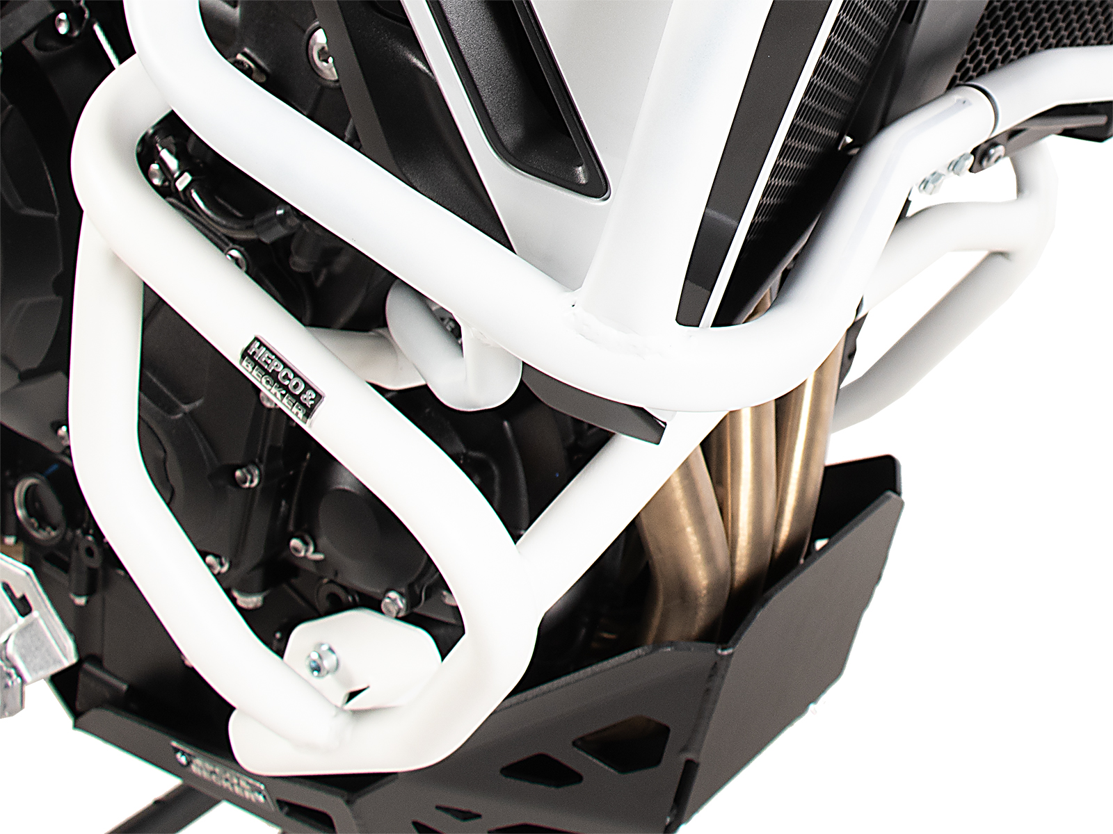 Motorschutzbügel weiß für Triumph Tiger 900 Rally Pro (24-) Hepco & Becker
