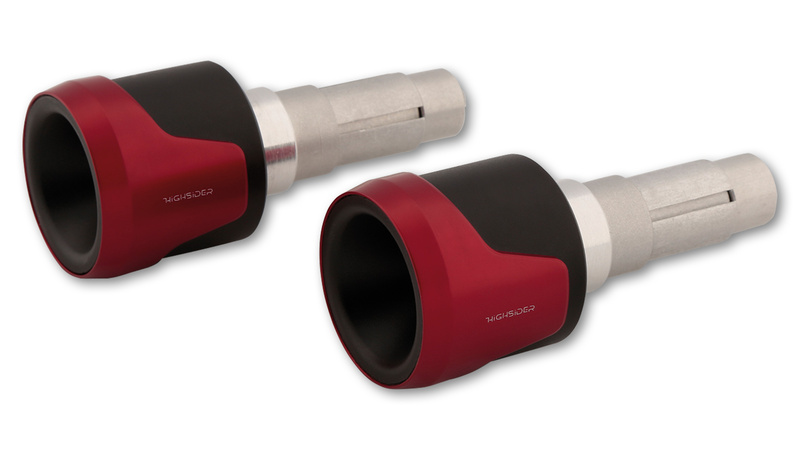 HIGHSIDER pro Akron-XL Lenkergewichte Rot (Paar)