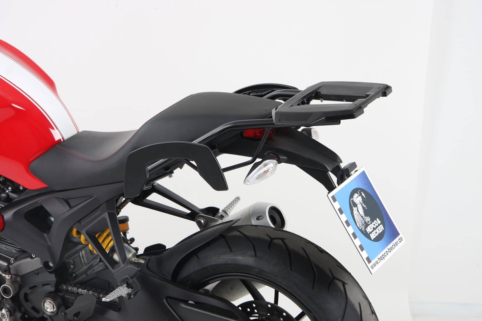 C-Bow Seitenträger schwarz für Ducati Monster 1100 Evo (11-13) Hepco & Becker