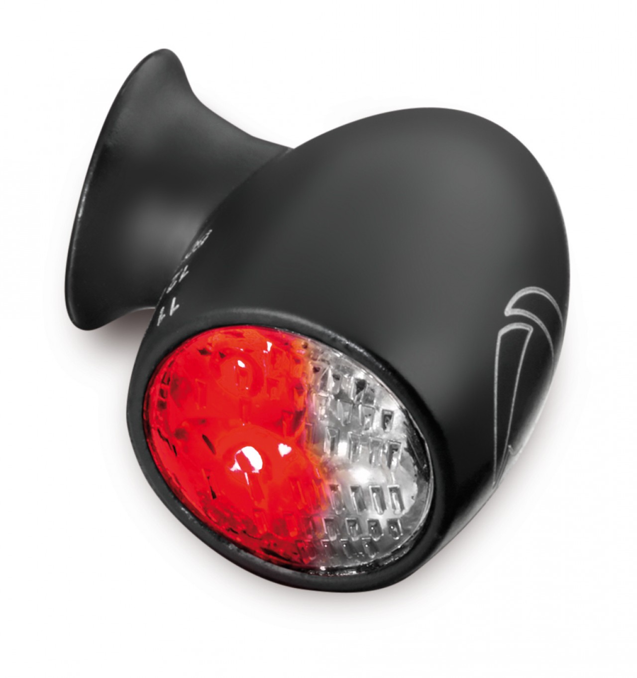 Kellermann Blinker, Rück- und Bremslicht, Atto DF, Stahl, LED, HL/HR 12 V, schwarz matt