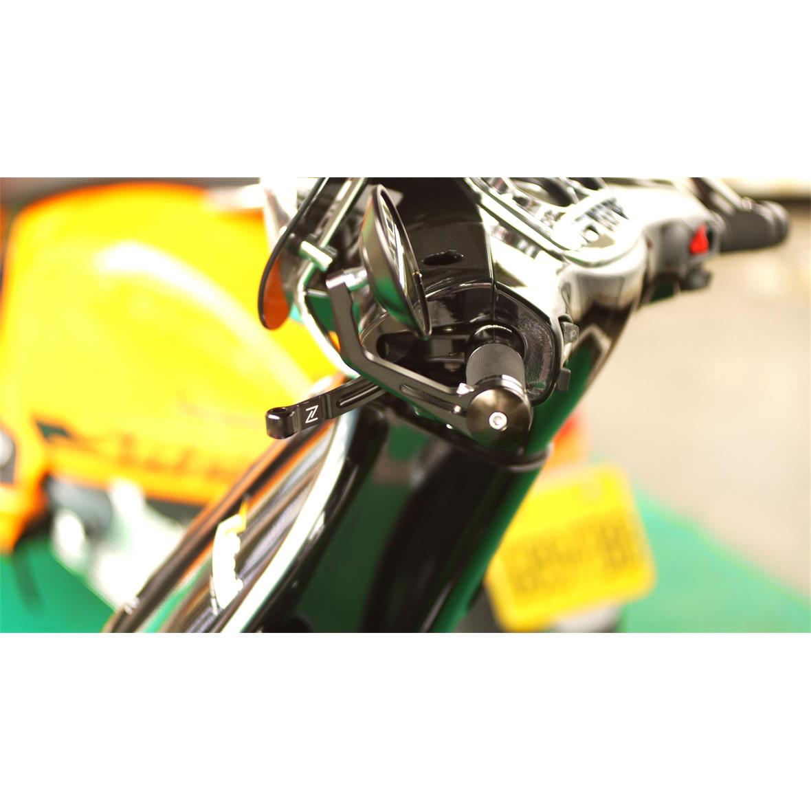 Sporthebel Set schwarz Bremse Zelioni links und rechts für Vespa ET/​LX/​LXV/​S/​Primavera/​Sprint