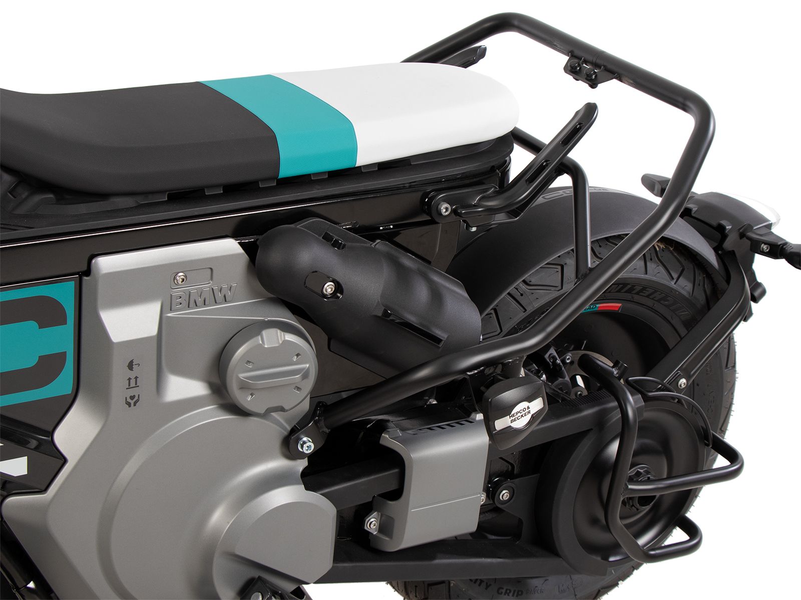 Heckschutzbügel schwarz für BMW CE 02 (23-) Hepco & Becker