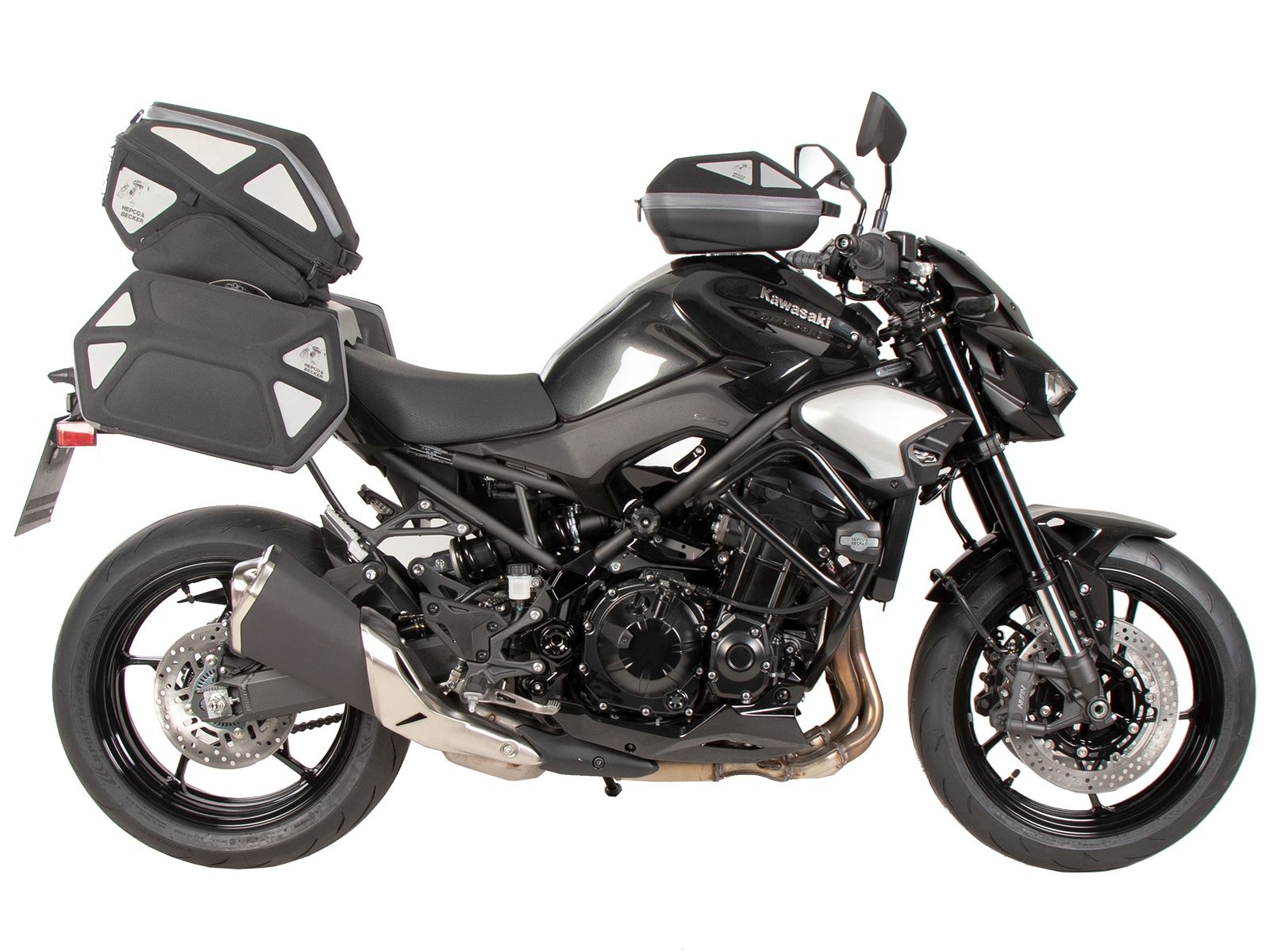 C-Bow Seitenträger schwarz für Kawasaki Z 900 /SE (25-) Hepco & Becker