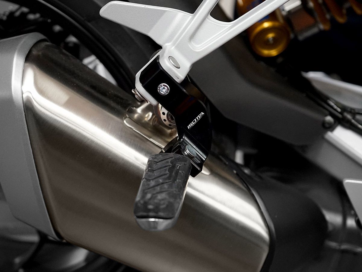 Sozius-Fußrasten Verlegungskit für Moto Guzzi V100 Mandello S