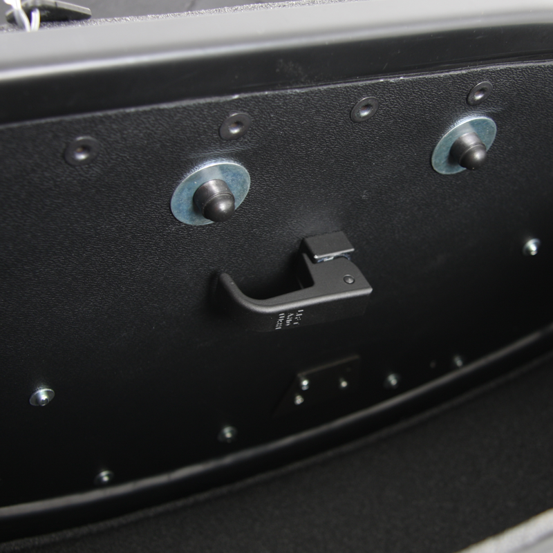 Schnellverschluss-Kit für Ledertaschen zur Montage an Rohrpacktaschenhaltern (1 Seite)