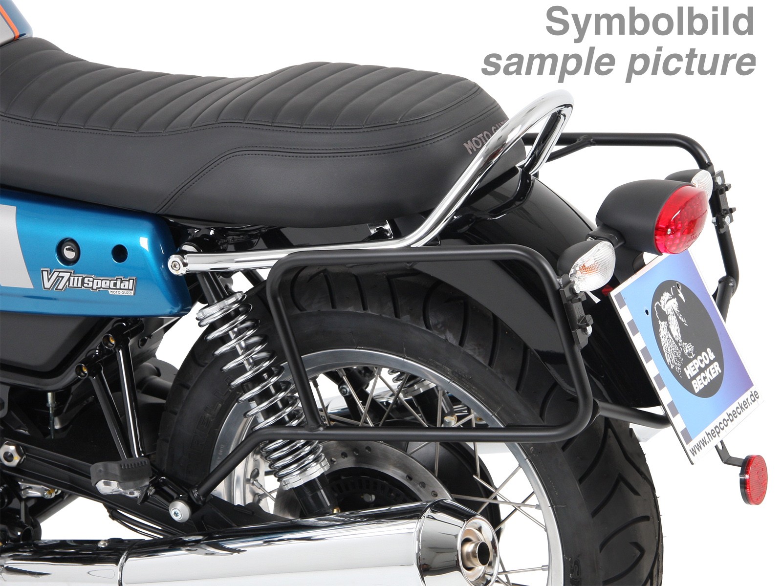 Seitenkofferträger festverschraubt chrome für V 7 III stone/ special/ Anniversario/ Racer (Bj.17-)