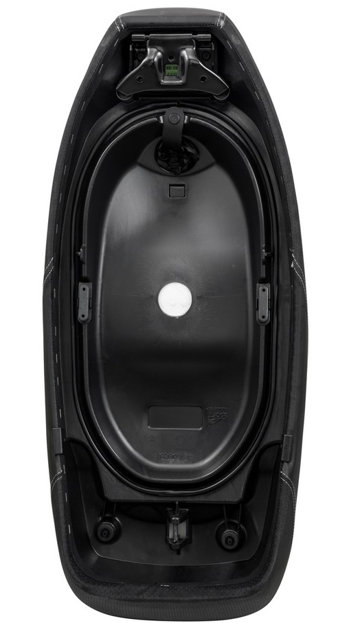 Sitzbank Touring für Vespa GTS/​GTV/GT 125-300ccm ('03-'13), schwarz