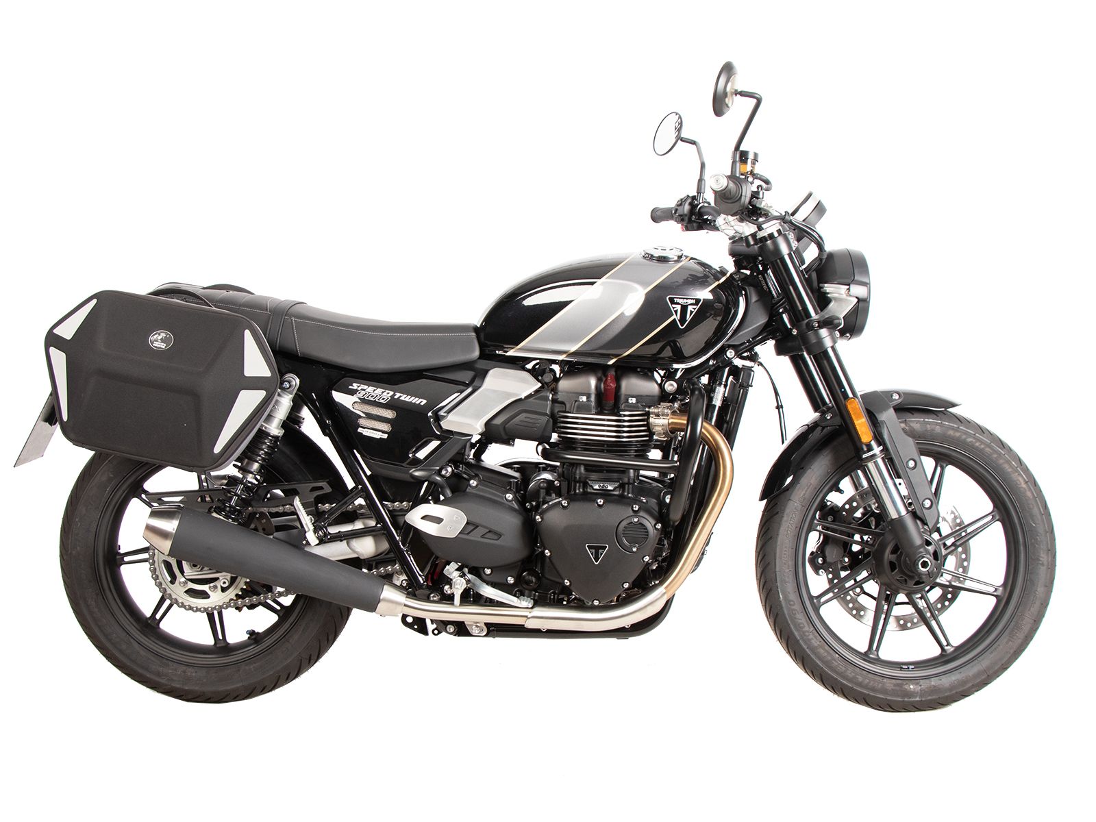 C-Bow Seitenträger schwarz für Triumph Speed Twin 900 (25-) Hepco & Becker