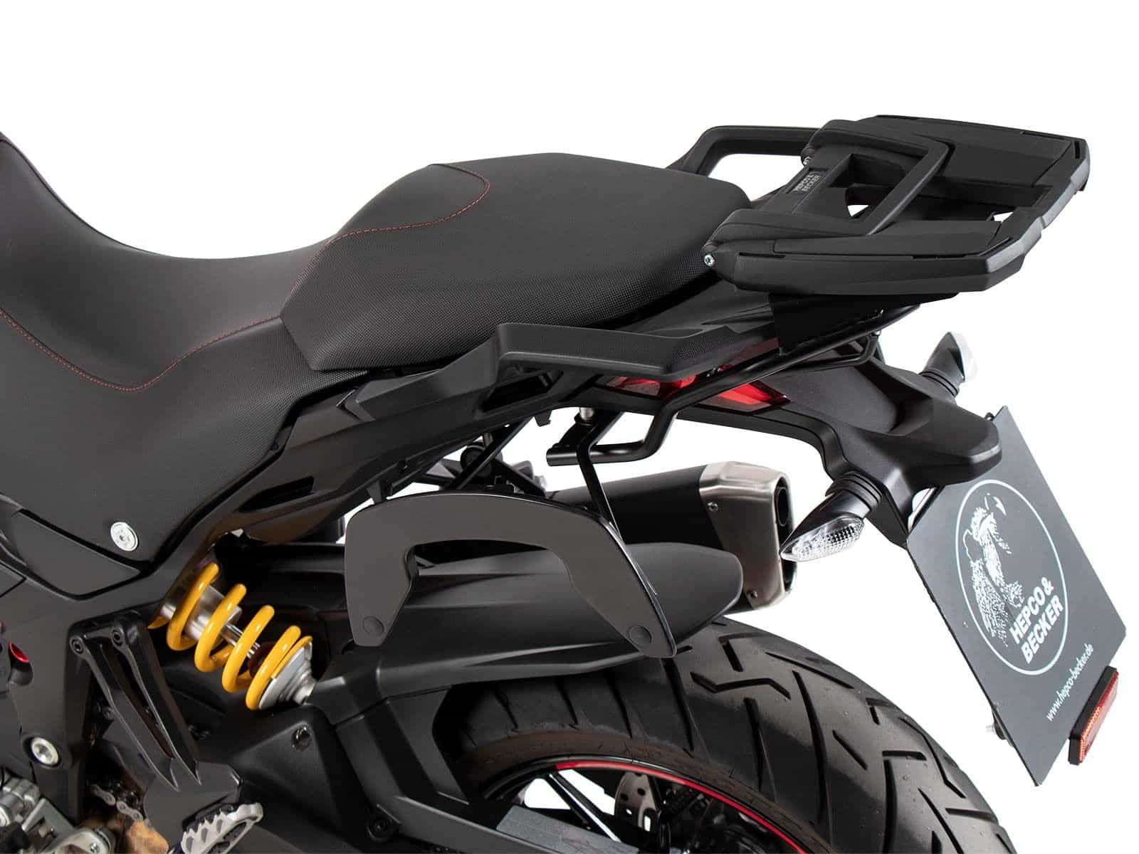 Easyrack Topcaseträger schwarz für Ducati Multistrada 1200 Enduro (16-18) Hepco & Becker
