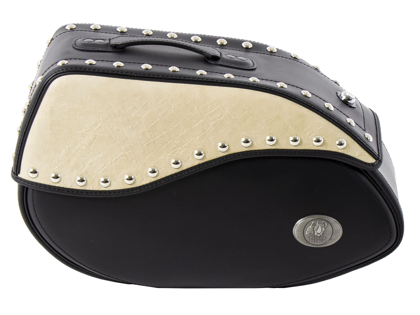 Satteltaschensatz Ivory für C-Bow Träger Hepco & Becker