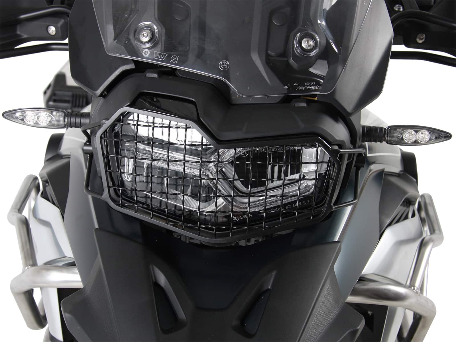 Lampenschutzgitter schwarz für BMW F 750 GS Hepco & Becker