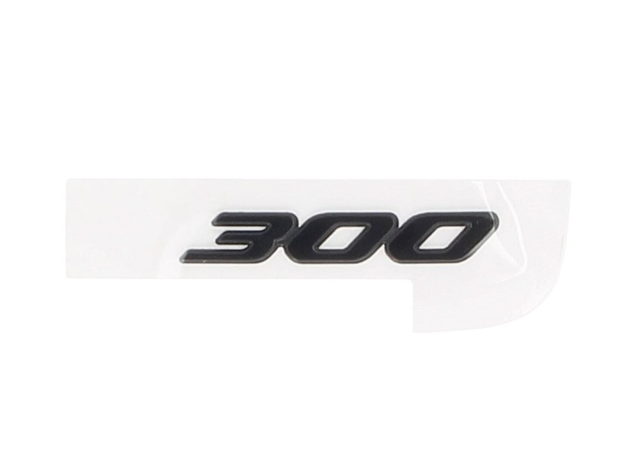 Schriftzug, 300, schwarz, matt