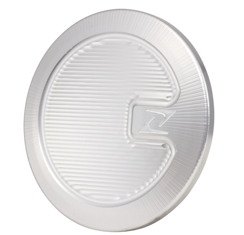 Staubschutzkappe Bremstrommel/Radnabe vorne für Vespa, silber