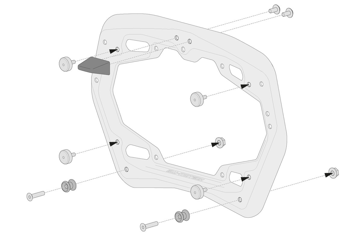 SW-Motech Adventure Set DUSC für Honda XL 750 Transalp (23- )