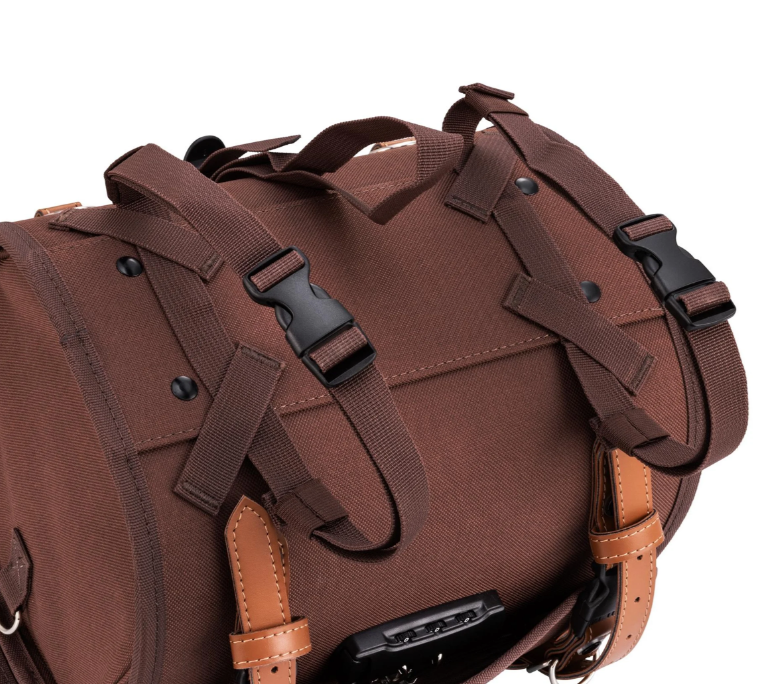 Tasche "Classic" klein für Vespa, Nylon, tobacco braun